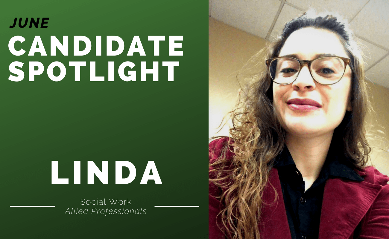 Linda is a social worker who has been with KPG healthcare since 2017